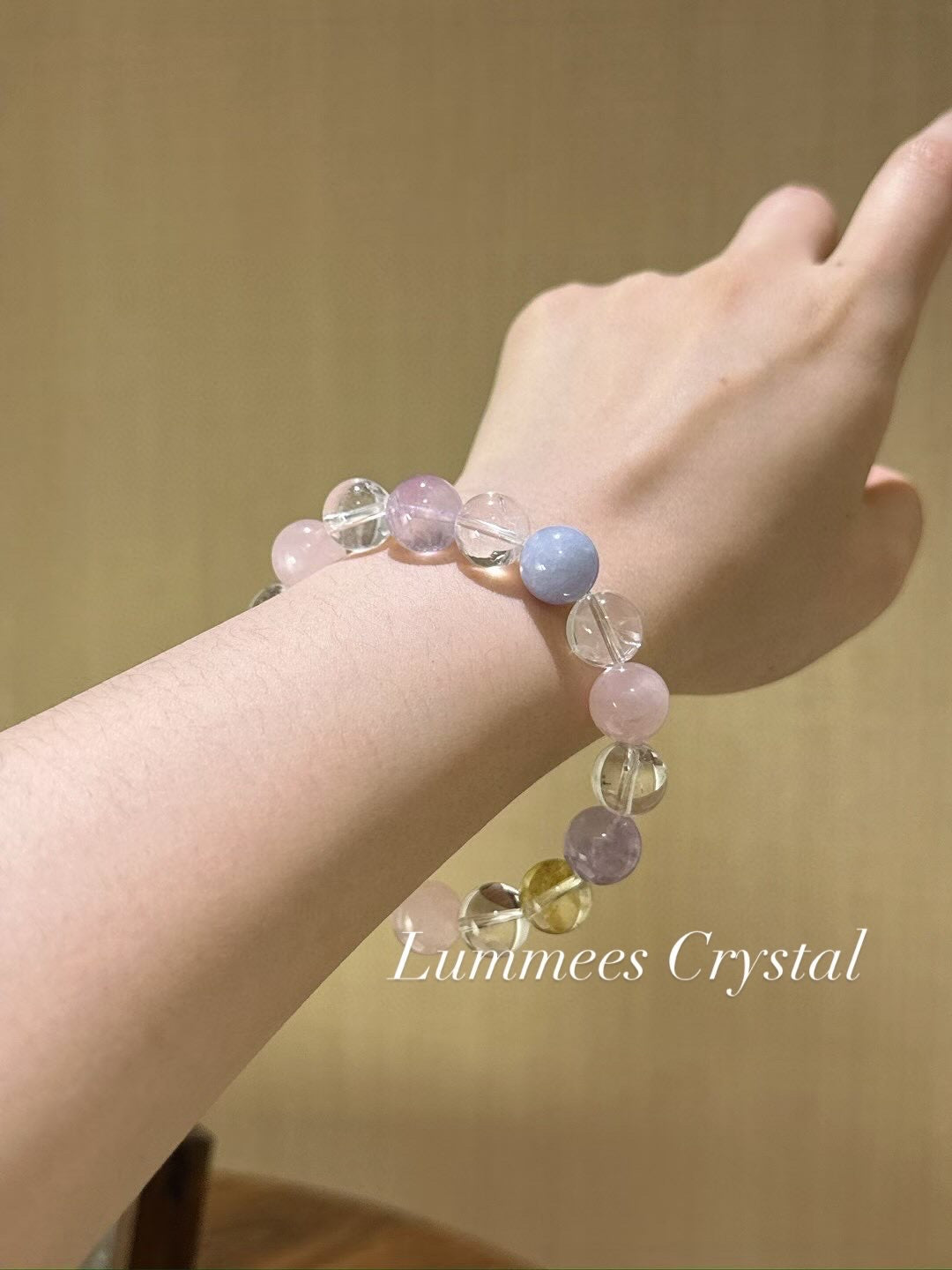 Improve Sleep | Clear Quartz Rose Quartz Citrine Amethyst Aquamarine Bracelet
