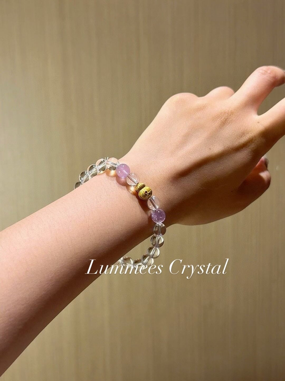 Enhance Memory | Clear Quartz Amethyst Bracelet
